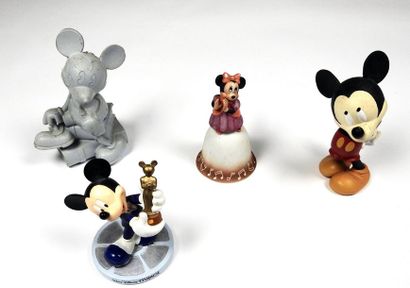 DISNEY Figurine représentant Mickey éditée par Démons et Merveilles, figurine monochrome...