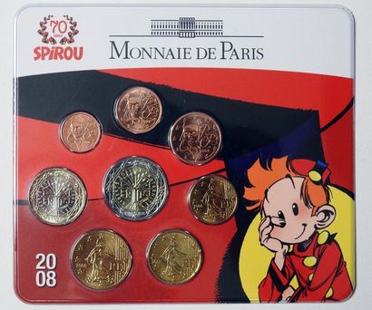 null SPIROU
ET FANTASIO Set de la Monnaie de Paris limité à 500 exemplaires numérotés...