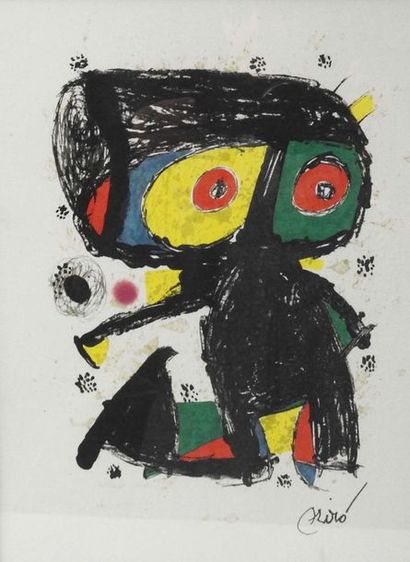 null Joan Miro (1893-1983), d'après

Sans titre

Estampe sur papier signé en bas...