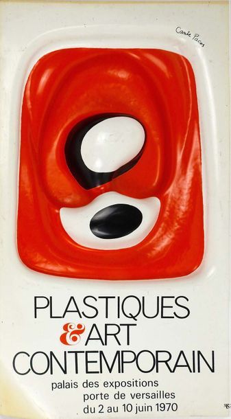 null François Cante Pacos (né en 1946)

Sans titre, Enseigne pour l’exposition plastique...