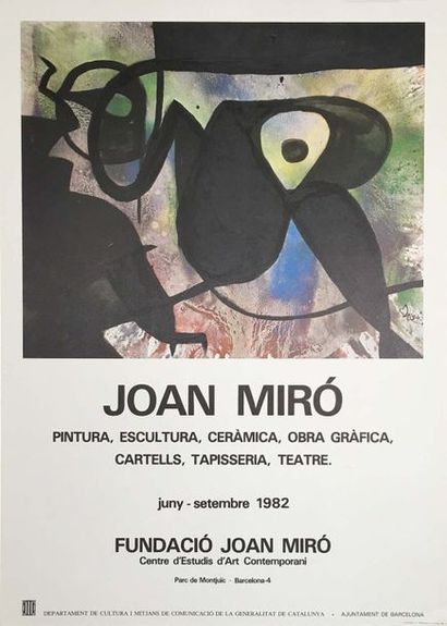 null Joan Miro (1893-1983) 

Lot de deux affiches

Joan Miro at Pace/Colombus, 1979

85...