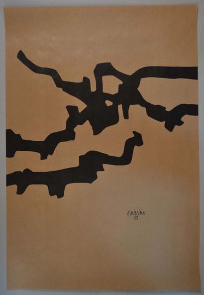 null Eduardo Chillida (1924-2002)

Affiche sur papier kraft signée en bas à droite

81...