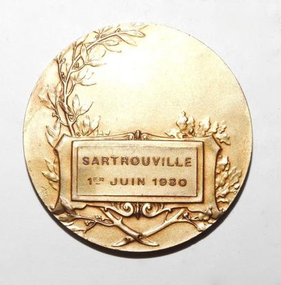 null SPORT 

Medaille Gymnastique 

Inscription au dos Sartrouville 1er Juin 1930

Bronze...