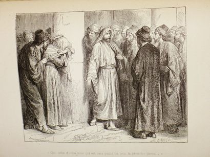 Renan Ernest. Vie de Jésus. Paris, Michel Lévy frères, 1870. Reliure, format in8,...