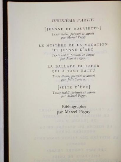 pléiade - Péguy - Oeuvres Poétiques complètes Paris, Gallimard, 2007.
Exemplaire...