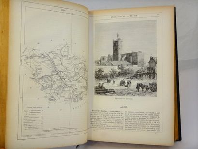 Verne Jules et Lavallée. Géographie illustrée de la France. Paris, Hetzel, sans date....