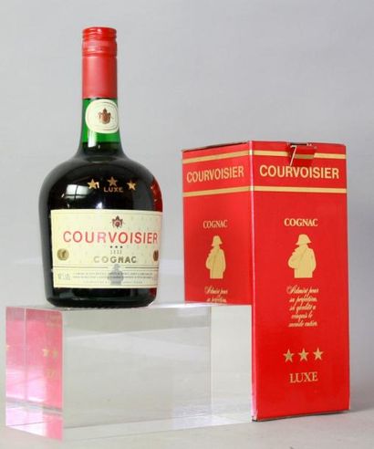 null LOT DE 2 BOUTEILLES DE COGNAC COURVOISIER : 1 flacon 70 cl COGNAC Fine Champagne...