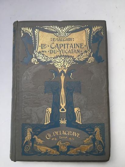 GAMBA P. Le capitaine du Yucatan
Texte d'Emilio Salgari, Editions Delagrave
Cartonnage...