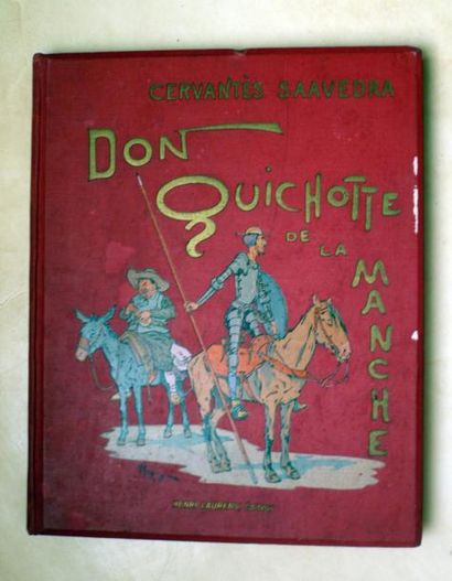 MORIN Henry * Don Quichotte de la Manche
Texte de Cervantes, ouvrage édité par Laurens
Bon...