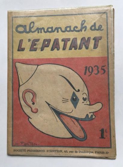 ALMANACH
L'Epatant pour l'année 1935
Couverture...