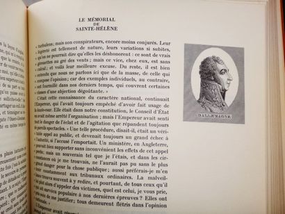 Cartonnage Jean de Bonnot. De Las Cases. Mémorial de Sainte Hélène. 4 volumes Paris,...