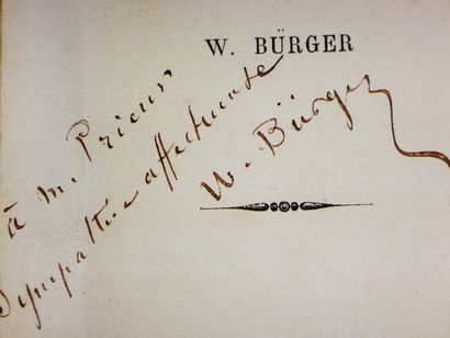 null Envoi Théophile Thoré. W. Burger. Tresors d'art en Angleterre.

Bruxelles et...