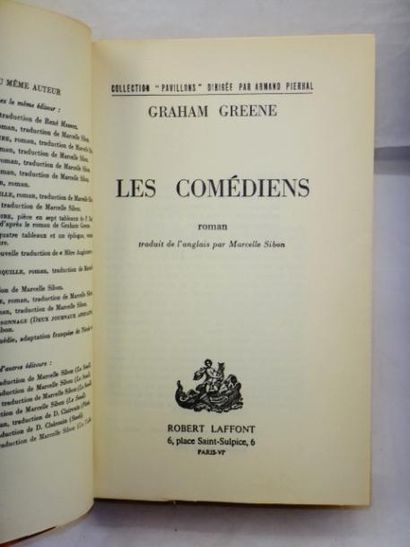 null Graham Greene. Les comédiens.

Paris, Robert Laffont, 1966. Reliure demi-basane,...