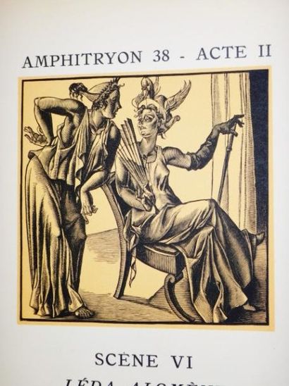 null Jean Giraudoux. Amphitryon 38.

Paris, les éditions du Bélier, 1931. Broché,...