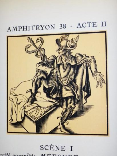 null Jean Giraudoux. Amphitryon 38.

Paris, les éditions du Bélier, 1931. Broché,...