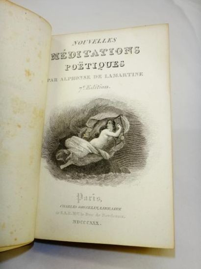 null Alphonse de Lamartine. Nouvelles méditations poétiques.

Paris, Charles Gosselin,...