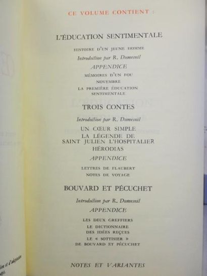 null Flaubert. Oeuvres. Tome II

Paris, Bibliothèque de la Pléiade, NRF, 2012. Reliure...