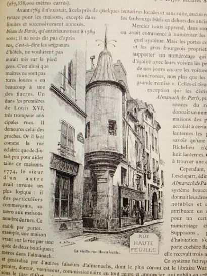 Cartonnage Art Nouveau Jean de Bonnot. Paris vu par Auguste Vitu. Paris, Jean de...
