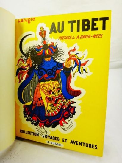 Lafugie. Au Tibet. Voyage Asie Paris, J. Susse, sans date. Reliure, format in8, en...