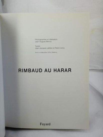 null  Jean-Jacques Lefrère/Pierre Leroy. Rimbaud au Harar.

Avec un envoi ! Paris,...