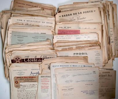 null PYRÉNÉES ORIENTALES. BOUCHONNERIE. LE BOULOU (66). Plus de 1500 Lettres commerciales...