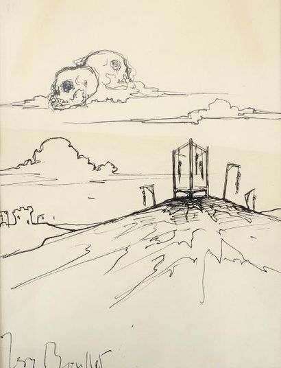 Tableaux modernes Jean Boullet (1921 - 1970)

Vanite?

Dessin a? l'encre sur papier...
