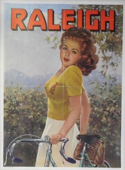 AFFICHES ANONYME

	RALEIGH

J.Howitt & Son, Printed in England - 102 x 76 cm - Entoilée,...