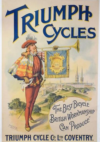 AFFICHES ANONYME	

TRIUMPH CYCLES.”The best bicycle, British workmanship can produce”

Grant...