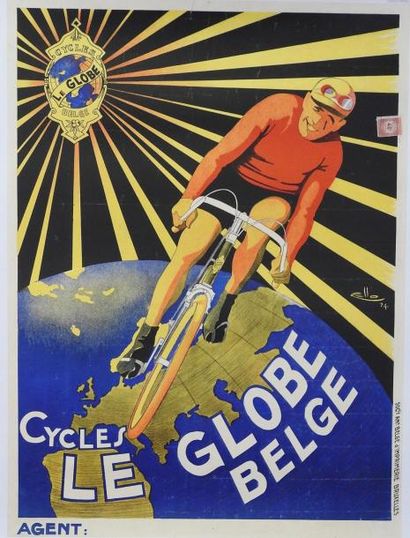 AFFICHES CELLO 	

CYCLES LE GLOBE BELGE. 1924

Société Belge d’imprimerie, Bruxelles-...