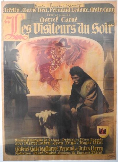 AFFICHES LES VISITEURS DU SOIR.Film de Marcel Carné avec Arletty et Alain Cuny. 1942

ORAFF...