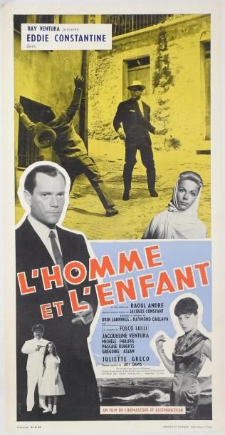 AFFICHES RAY VENTURA (production) (2 affiches)

 L’HOMME ET L’ENFANT. Film avec Eddie...