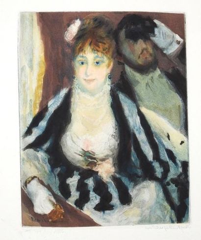 GRAVURES ET LITHO Jacques Villon (1875-1963)

La loge, d'apre?s Renoir

Gravure nume?rote?e...