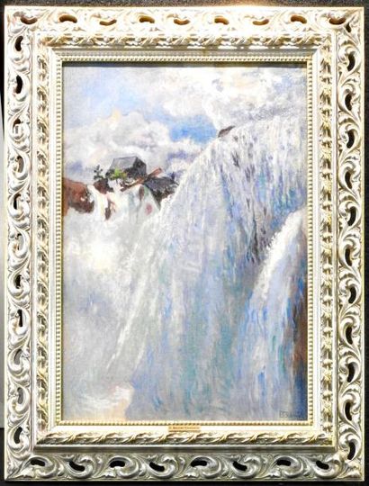 Tableaux modernes Francis Brook Chadwick. (1850-1943) "Les chutes du Niagara"

Huile...