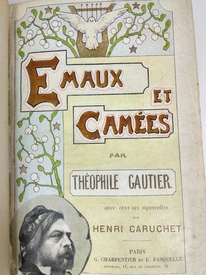 null Gautier Théophile.Emaux et camées.Paris, Charpentier et Fasquelle,1895.
Edition...