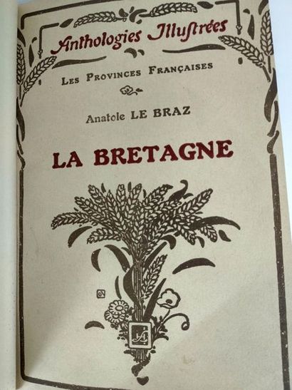 null Le Braz Anatole.La Bretagne.
Paris.H.Laurens, 1928
147 gravures et une carte. 
In-4.Demi...