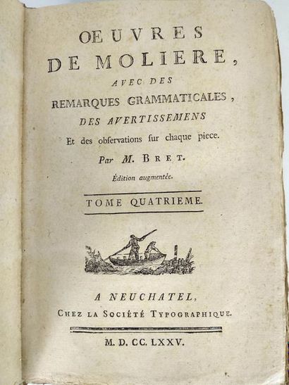 null 
Bret M. Oeuvres de Molière, avec des remarques grammaticales, des avertissements...