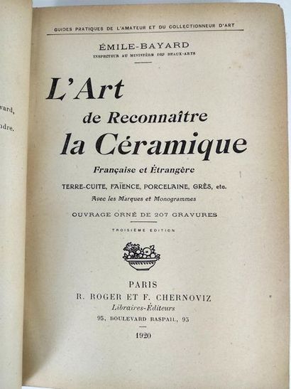 null Emile-Bayard.L'art de reconnaitre la céramique Française et étrangère.
Paris.R.Roger...