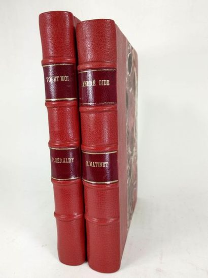 Lot de 2 volumes du même relieur.

1er volume:
Martinet...