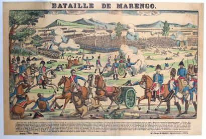 «Bataille de MARENGO.» Série Napoléon. Imagerie...