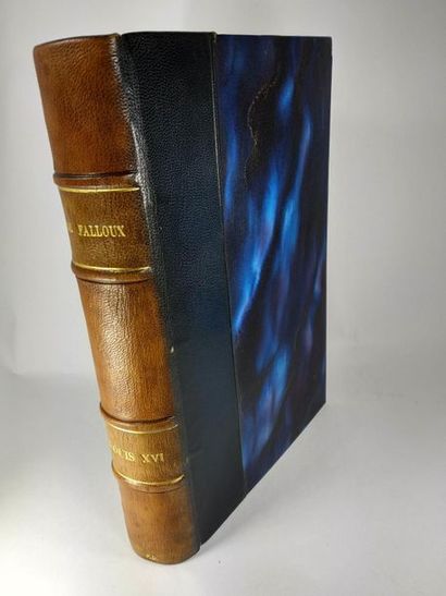 null De Falloux  , Louis XVI
Paris,Delloye, 1840, édition originale.
In4, Demi reliure...