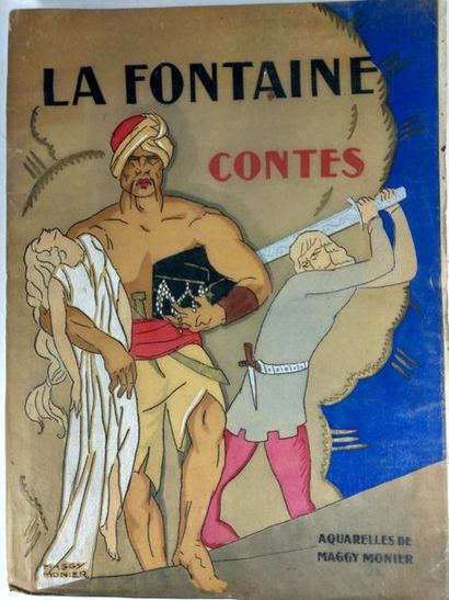 null La Fontaine, Contes.
Paris, Nilsson, sans date.
In8, Edition brochée. Pages...