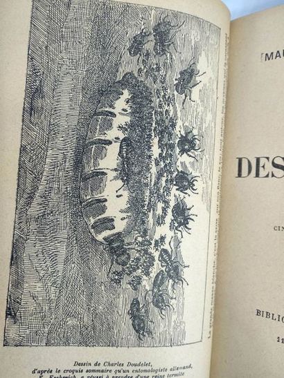Maurice MAETERLINCK Maurice Maeterlinck.Lavie des Termites.
Paris .Eugène Fasquelle.1927
In8...