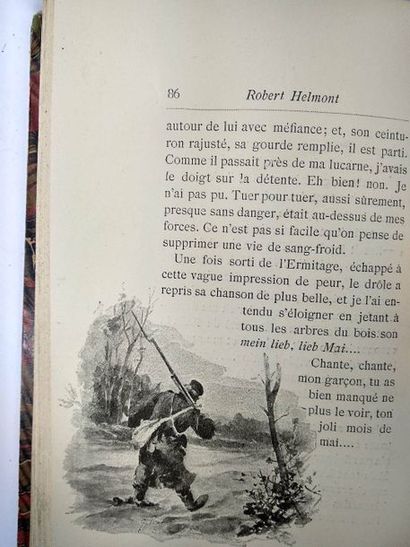 DAUDET Daudet Alphonse. Robert Helmont, Journal d'un solitaire.
Paris E.Dentu.1891
In...