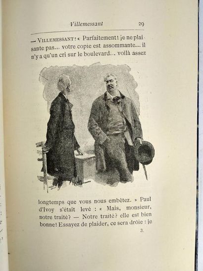 null Daudet Alphonse Trente ans de Paris
Paris Marpon et Flammarion 1888
In8 Demi...