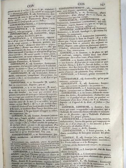 null Noël et Chapsal. Nouveau dictionnaire de la langue française.
Paris . Chez Roret...