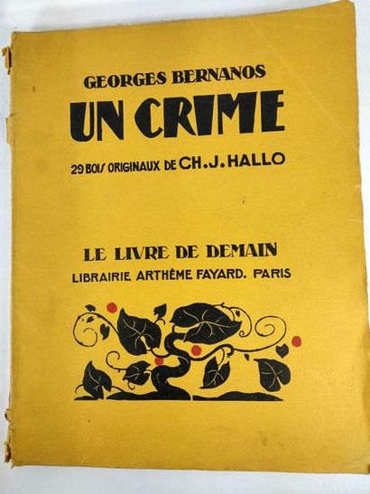 null Bernanos Georges.Un crime.
Paris.Le livre de demain-Librairei Fayard 1938 .
In4...