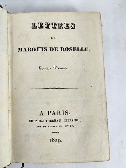 null Lot de 4 volumes. Histoire du marquis de cressy.La nature et l'art..Jacopo ortis....