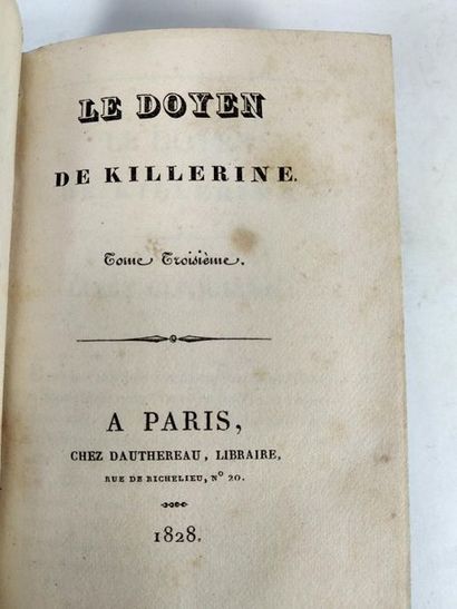 null Le doyen de Killerine. (lot de 3 volumes)
Paris . Chez Dauthereau. 1828.
In18...