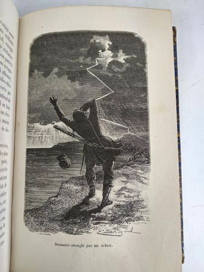 null W.de Fonvielle. Eclairs et tonnerre.
Paris Hachette .1867 .
Illustré de 39 vignettes...