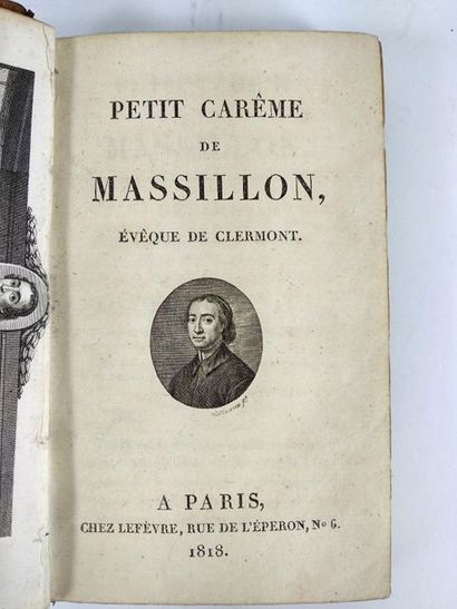 null Massillon,é vêque de Clermont. Petit Carême.
Paris Chez Lefevre. 1818.
In12...